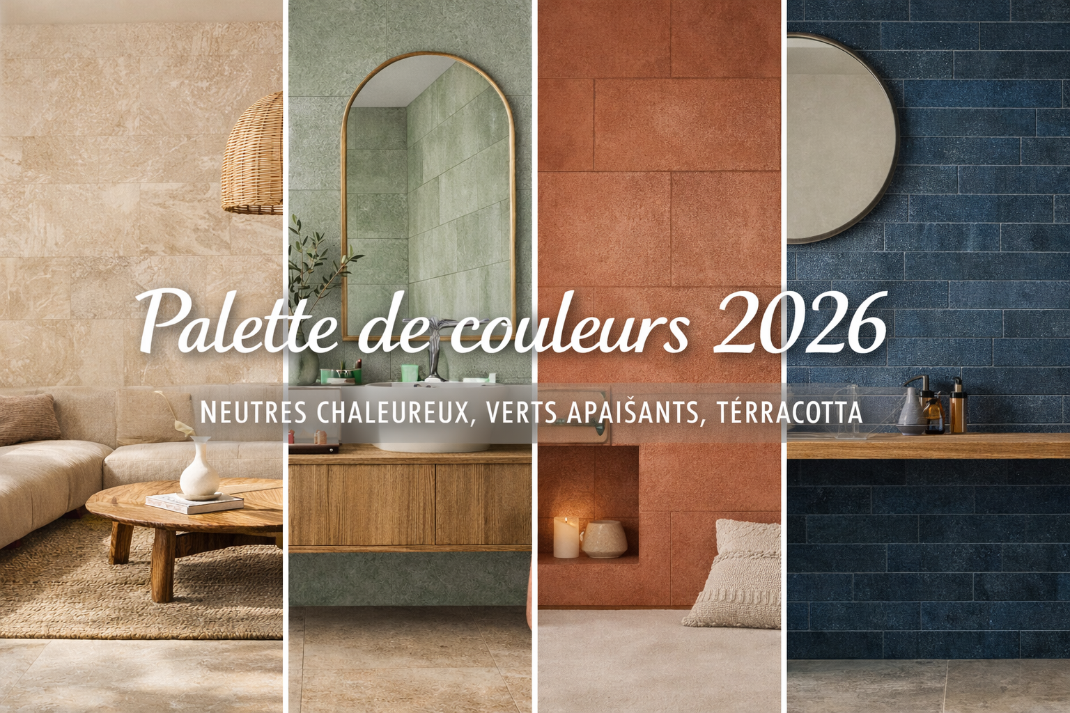 Palette de couleurs 2026 : inspirations naturelles pour un intérieur moderne